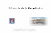 Historia de la Estadistica - Educativa