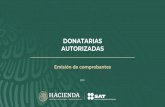 DONATARIAS AUTORIZADAS - sat.gob.mx