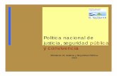 Política nacional de justicia, seguridad pública y convivencia