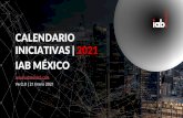 CALENDARIO INICIATIVAS | 2021 IAB MÉXICO