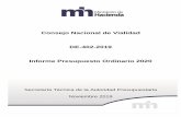 Consejo Nacional de Vialidad DE-402-2019 Informe ...