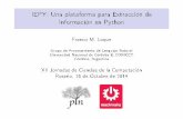 IEPY: Una plataforma para Extracción de Información en Python