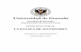 LA ESTAFA DE INVERSORES - Universidad de Granada