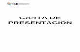 CARTA DE PRESENTACIÓN - FND