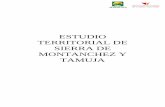 ESTUDIO TERRITORIAL DE SIERRA DE MONTANCHEZ Y …