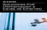 Soluciones PoE (Alimentación a través de Ethernet)