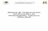 Manual de Organización del Municipio de Huimanguillo ...