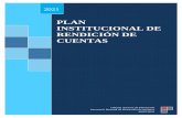 PLAN INSTITUCIONAL DE RENDICIÓN DE CUENTAS