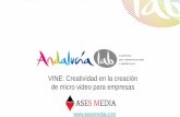 VINE: Creatividad en la creación de micro video para empresas