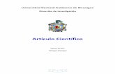Artículo Científico - UNAN-Managua