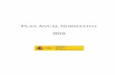 Plan Anual Normativo 2018 - transparencia.gob.es