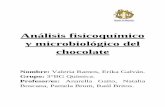 Análisis fisicoquímico y microbiológico del chocolate