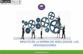 IMPACTO DE LA NORMA ISO 45001:2018 EN LAS …