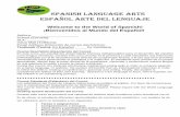 SpaniSh Language artS eSpañoL arte deL Lenguaje