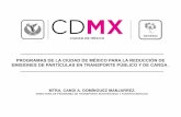 PROGRAMAS DE LA CIUDAD DE MÉXICO PARA LA REDUCCIÓN DE ...