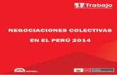 NEGOCIACIONES COLECTIVAS EN EL PERÚ 2014
