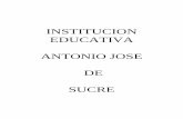 INSTITUCION EDUCATIVA ANTONIO JOSE DE SUCRE