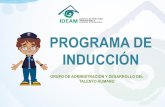 PROGRAMA DE INDUCCIÓN