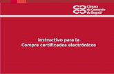 Instructivo para la Compra certificados electrónicos