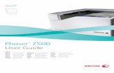 Phaser 7500 User Guide - Xerox
