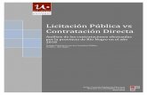 Licitación Pública vs Contratación Directa