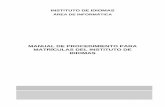 Manual de procedimiento Matricula (matricula,pago,cambio ...