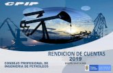 RENDICION DE CUENTAS 2019 - CPIP
