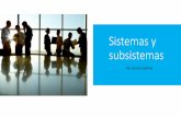 Sistemas y subsistemas - podemosaprender.com