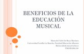BENEFICIOS DE LA EDUCACIÓN MUSICAL - uclm.es