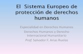 El Sistema Europeo de protección de derechos humanos