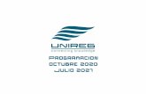 Programacion octubre 2020 Julio 2021 - UNIREG