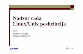 Nadzor rada Linux/Unix poslužitelja