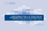 HISTORIA DE LA POLÍTICA AMBIENTAL EN ALEMANIA