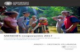 MERIDIES cooperación 2017