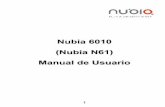 Nubia 6010 (Nubia N61) Manual de Usuario