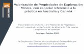 Valorización de Propiedades de Exploración Minera, con ...