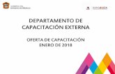 DEPARTAMENTO DE CAPACITACIÓN EXTERNA