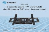 Soporte para TV LCD/LED