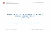PROYECTO EDUCATIVO DEL CENTRO (PEC)