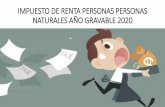 IMPUESTO DE RENTA PERSONAS PERSONAS NATURALES AÑO …