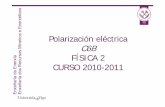 Polarización eléctricaPolarización eléctrica C6B FÍSICA 2 ...