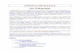 LINGUA SICILIANA (da Wikipedia)