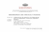 MEMORIA DE RESULTADOS - USAL