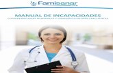 MANUAL DE INCAPACIDADES - Famisanar EPS