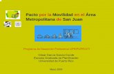 Pacto por la Movilidad en el Área Metropolitana de San Juan