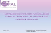 ACTIVIDADES DE ESTIMULACIÓN FUNCIONAL DESDE LA TERAPIA ...