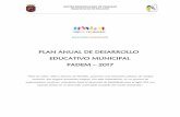 PLAN ANUAL DE DESARROLLO EDUCATIVO MUNICIPAL …