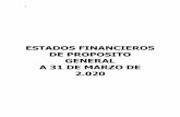 ESTADOS FINANCIEROS DE PROPOSITO GENERAL A 31 DE …