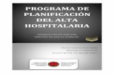 PROGRAMA DE PLANIFICACIÓN DEL ALTA HOSPITALARIA