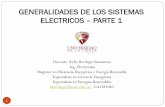 GENERALIDADES DE LOS SISTEMAS ELECTRICOS – PARTE 1